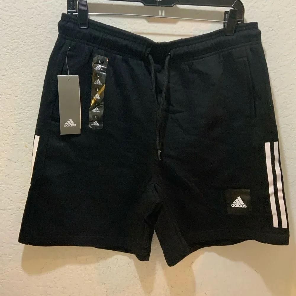 NWT Adidas 3 Stripes Athletic shorts size L